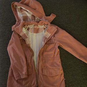Girls super cozy Mauve wind breaker